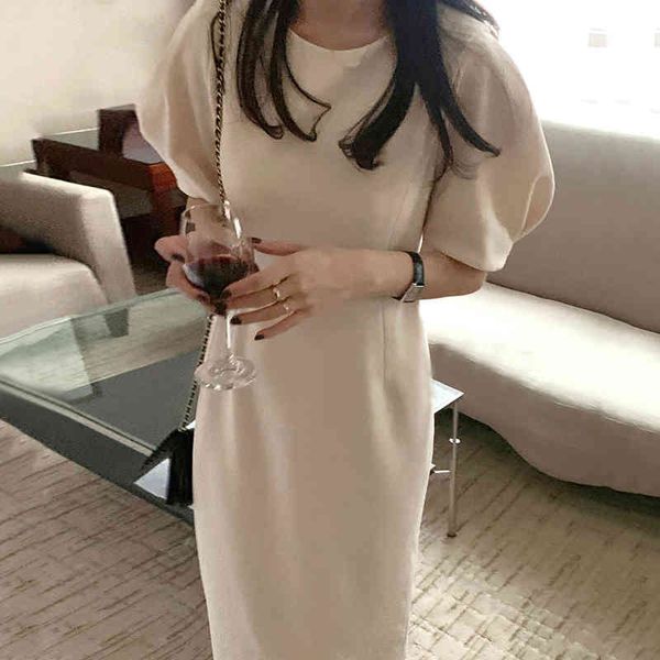 women apricot vintage simplicity slim high waist dress round neck short puff sleeve fashion spring autumn 2f0374 210510, Black;gray
women apricot vintage simplicity slim high waist dress round neck short puff sleeve fashion spring autumn 2f0374 210510, Black;gray