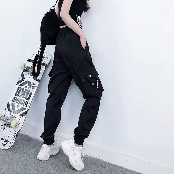 baggy pants cargo women summer 2021 hip hop street pantalon femme beam casual jogger mujer lace up women's & capris, Black;white
baggy pants cargo women summer 2021 hip hop street pantalon femme beam casual jogger mujer lace up women's & capris, Black;white