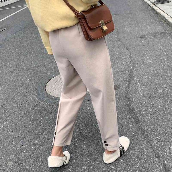 autumn winter pants warm women ankle length woolen thick high waist trousers loose work lady office wear harem 210514, Black;white
autumn winter pants warm women ankle length woolen thick high waist trousers loose work lady office wear harem 210514, Black;white