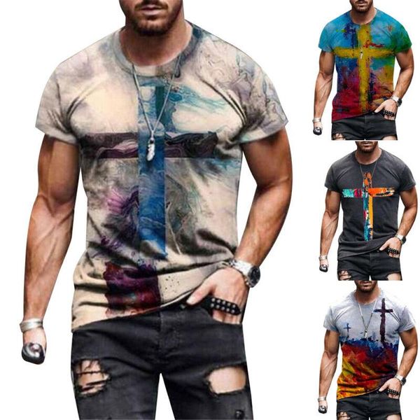 men's t-shirts mens loose cross muti printed casual tee short sleeve summer beach, White;black
men's t-shirts mens loose cross muti printed casual tee short sleeve summer beach, White;black