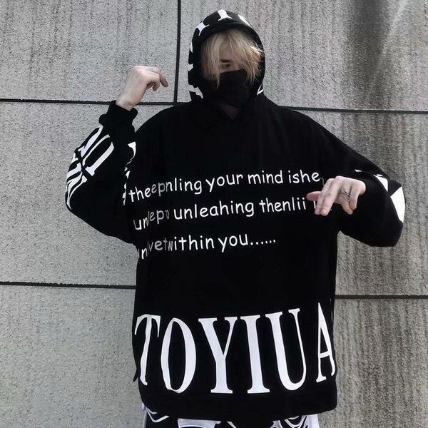 men's hoodies & sweatshirts oversized harajuku japanese streetwear hip hop clothes sweatshirt with hood long sleeve lounge wear, Black
men's hoodies & sweatshirts oversized harajuku japanese streetwear hip hop clothes sweatshirt with hood long sleeve lounge wear, Black