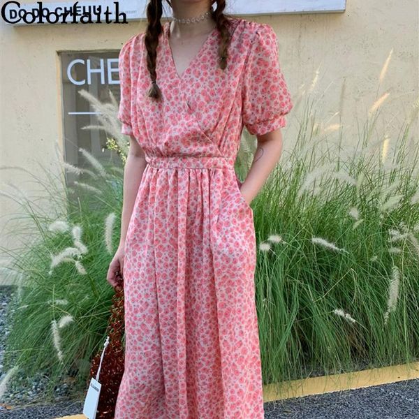 casual dresses colorfaith 2021 women summer v-neck high waist printed floral vintage lace up korean sweet lady long dr1714, Black;gray
casual dresses colorfaith 2021 women summer v-neck high waist printed floral vintage lace up korean sweet lady long dr1714, Black;gray