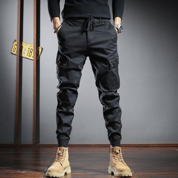 men's pants autumn tactical black cargo men hip hop korean streetwear cotton stretch joggers trousers
men's pants autumn tactical black cargo men hip hop korean streetwear cotton stretch joggers trousers