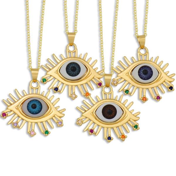 pendant necklaces gold evil eye chain necklace for women cz fashion turkish jewelry gift multicolor cubic zirconia micro pave, Silver
pendant necklaces gold evil eye chain necklace for women cz fashion turkish jewelry gift multicolor cubic zirconia micro pave, Silver