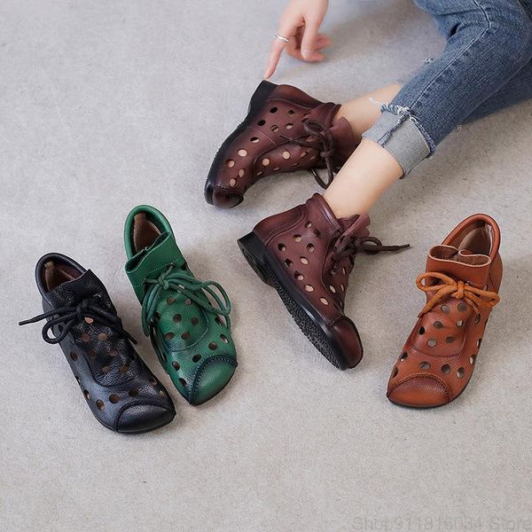 boots 2021 summer leather women's hollow net breathable cool leisure hole shoes cowhide guangzhou, Black
boots 2021 summer leather women's hollow net breathable cool leisure hole shoes cowhide guangzhou, Black