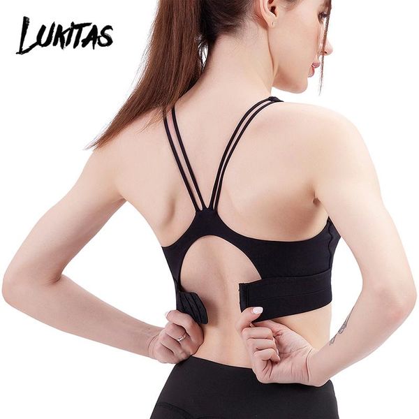 gym clothing lukitas women yoga bra shockproof cross back sports bras breathable athletic fitness running sport vest, White;black
gym clothing lukitas women yoga bra shockproof cross back sports bras breathable athletic fitness running sport vest, White;black