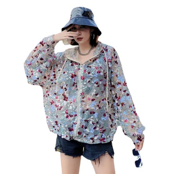 women's jackets european women hoody autumn spring sequined sequins coats femme mesh, Black;brown
women's jackets european women hoody autumn spring sequined sequins coats femme mesh, Black;brown