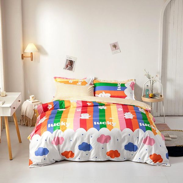 bedding sets home textile girl kids set rainbow pink duvet cover sheet pillowcase woman beds king full
bedding sets home textile girl kids set rainbow pink duvet cover sheet pillowcase woman beds king full