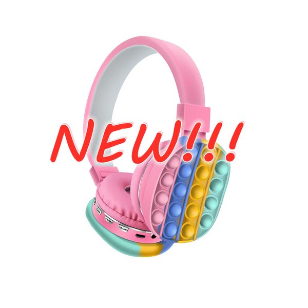 latest fidget toy gifts for kids head-mounted cute rainbow bluetooth stereo headset push it bubble sensory toy simple dimple
latest fidget toy gifts for kids head-mounted cute rainbow bluetooth stereo headset push it bubble sensory toy simple dimple