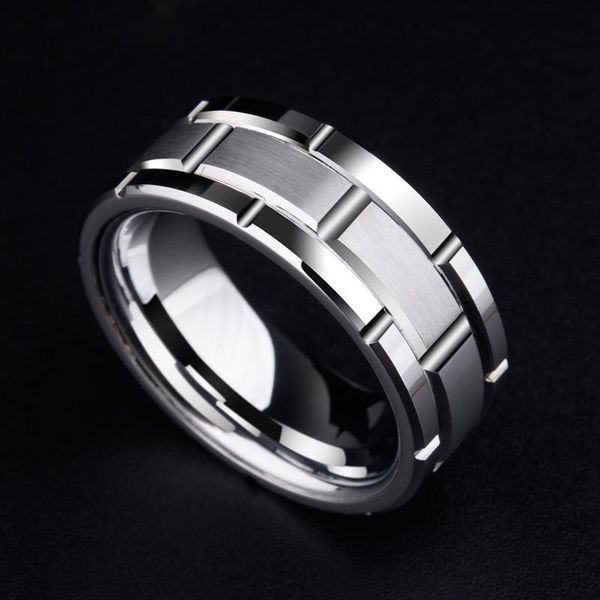 wedding rings arrival men band white tungsten ring 8mm brick pattern matte brushed silver surface engagement anniversary, Slivery;golden
wedding rings arrival men band white tungsten ring 8mm brick pattern matte brushed silver surface engagement anniversary, Slivery;golden