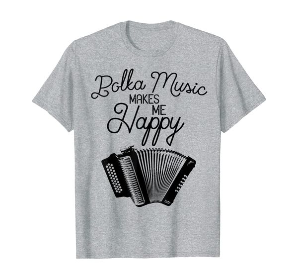 polka music makes me happy, fun accordion tshirt gift, White;black 
polka music makes me happy, fun accordion tshirt gift, White;black