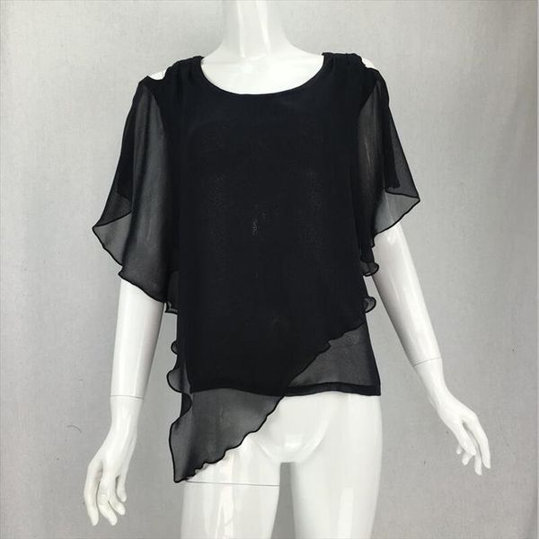 fashion summer chiffon womens blouses plus size ruffle batwing short sleeve casual shirt black white 5xl 6xl
fashion summer chiffon womens blouses plus size ruffle batwing short sleeve casual shirt black white 5xl 6xl