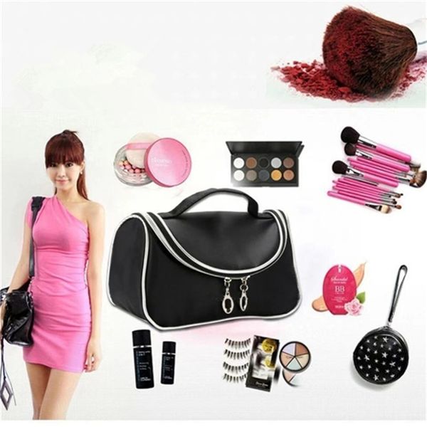 waterproof travel cosmetic bag finishing box necessary mirror hand nylon black elegant fashion, Blue;pink
waterproof travel cosmetic bag finishing box necessary mirror hand nylon black elegant fashion, Blue;pink