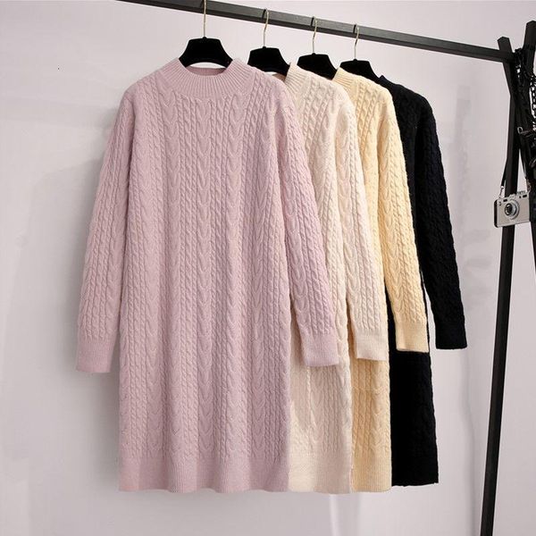 women's sweaters half high collar knitted dress womens autumn winter twist long warm pullover es woman slim d7ut, White;black
women's sweaters half high collar knitted dress womens autumn winter twist long warm pullover es woman slim d7ut, White;black