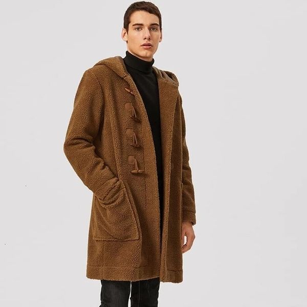 men's polos autumn and winter double-sided fleece horn button coat, youth hooded casual plush jacket mzh402 wvgq, White;black
men's polos autumn and winter double-sided fleece horn button coat, youth hooded casual plush jacket mzh402 wvgq, White;black