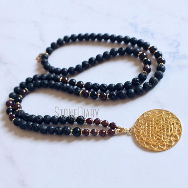 pendant necklaces mn36792 lava stone tourmaline garnet 108 mala necklace oil diffuser sri yantra yoga jewelry meditation beads, Silver
pendant necklaces mn36792 lava stone tourmaline garnet 108 mala necklace oil diffuser sri yantra yoga jewelry meditation beads, Silver