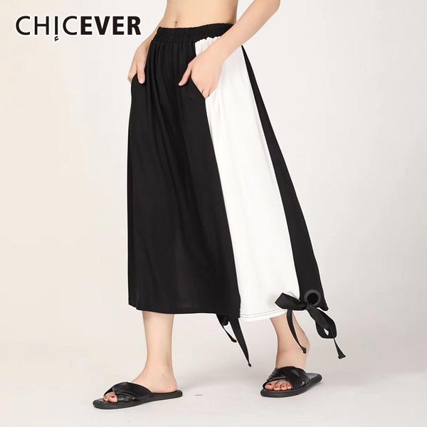 skirts chicever summer casual patchwork hit color women skirt elastic high waist pockets loose plus size a-line mid calf 2021, Black
skirts chicever summer casual patchwork hit color women skirt elastic high waist pockets loose plus size a-line mid calf 2021, Black
