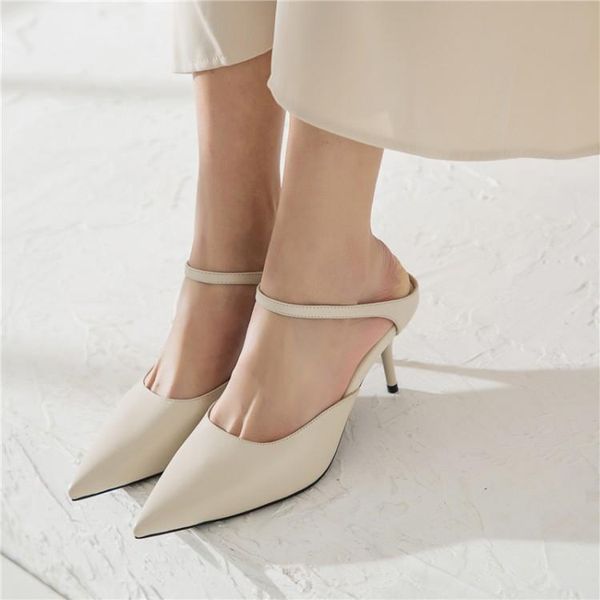 dress shoes kmeioo comfortable genuine leather women pointed toe high heels slip-on mule sandals elegant pumps, Black
dress shoes kmeioo comfortable genuine leather women pointed toe high heels slip-on mule sandals elegant pumps, Black