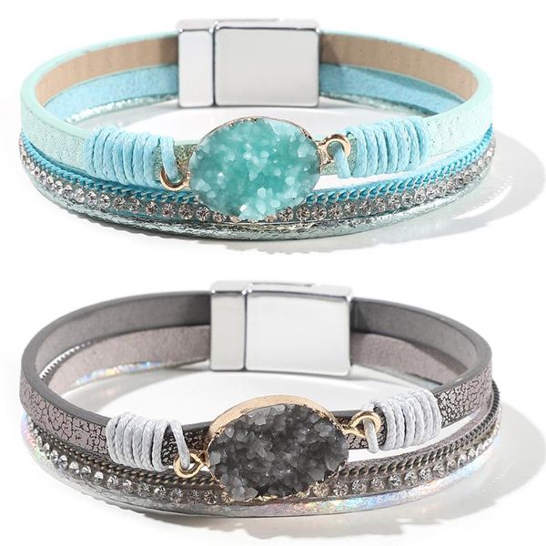 tennis wybu leather wrap bracelet for women handmade clasp bangle with pearl beads crystal wristband jewelry gift sister, Golden;silver
tennis wybu leather wrap bracelet for women handmade clasp bangle with pearl beads crystal wristband jewelry gift sister, Golden;silver