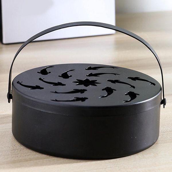 hooks & rails fireproof mosquito coil box wrought iron hollow retro portable incense burner garden
hooks & rails fireproof mosquito coil box wrought iron hollow retro portable incense burner garden