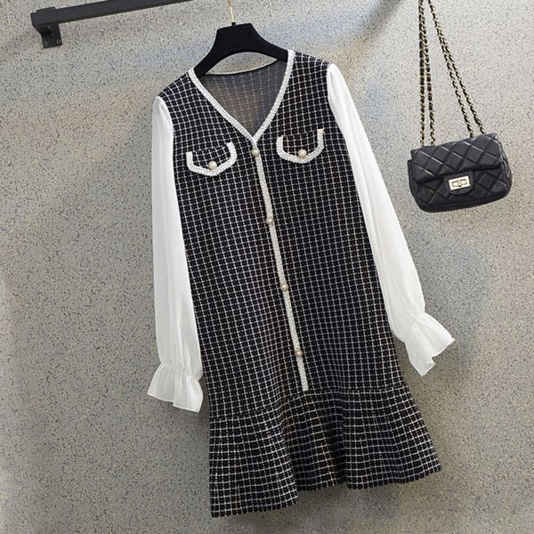 casual dresses dress big size women's early spring cover belly show thin fat sister french age reduction foreign style small fragrance, Black;gray
casual dresses dress big size women's early spring cover belly show thin fat sister french age reduction foreign style small fragrance, Black;gray