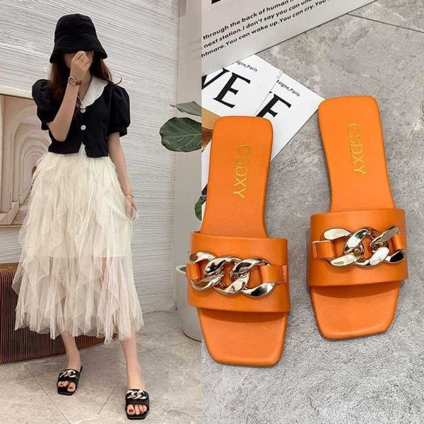sandals 2021 summer internet celebrity flat women's outer wear fashion metal buckle retro ins, Black
sandals 2021 summer internet celebrity flat women's outer wear fashion metal buckle retro ins, Black