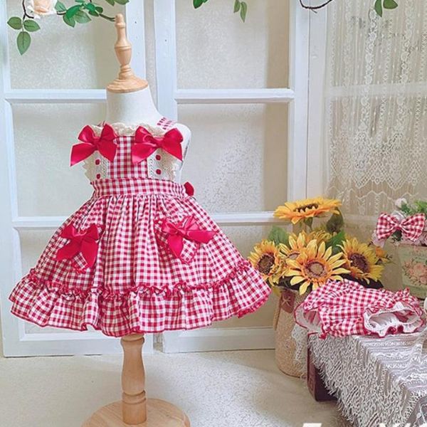 baby girl summer spanish lolita dress bow sleeveless backless plaid princess ball gown birthday party easter girl's dresses, Red;yellow
baby girl summer spanish lolita dress bow sleeveless backless plaid princess ball gown birthday party easter girl's dresses, Red;yellow
