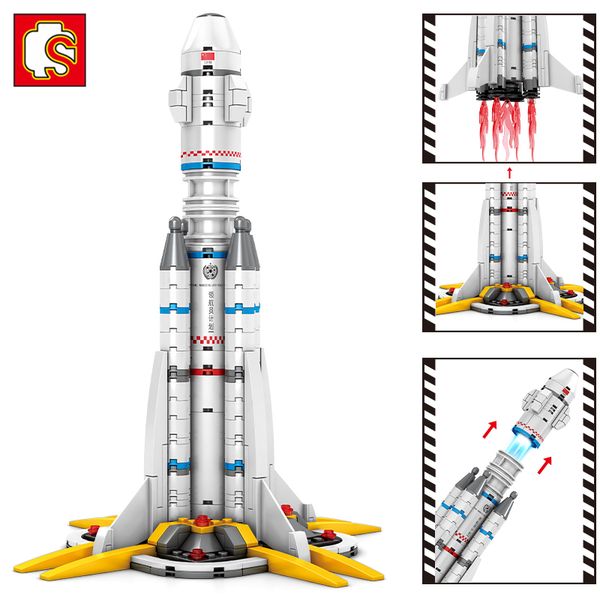 SEMBO BLOCK City Rocket Assembly & Transport Building Kit Collection Lepining Rocket Building Blocks Carrier rocket
SEMBO BLOCK City Rocket Assembly & Transport Building Kit Collection Lepining Rocket Building Blocks Carrier rocket