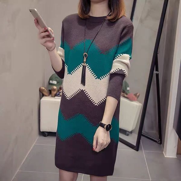 large women's wear belly covering sweater in autumn and winter knitted bottomed shirt fat sister loose thin s, Black;gray
large women's wear belly covering sweater in autumn and winter knitted bottomed shirt fat sister loose thin s, Black;gray