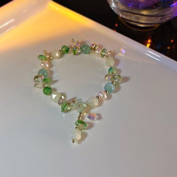 beaded, strands flower irregular pendant natural freshwater pearls green crystal beads 2021 summer women's bracelets fashion jewelry yb, Black
beaded, strands flower irregular pendant natural freshwater pearls green crystal beads 2021 summer women's bracelets fashion jewelry yb, Black