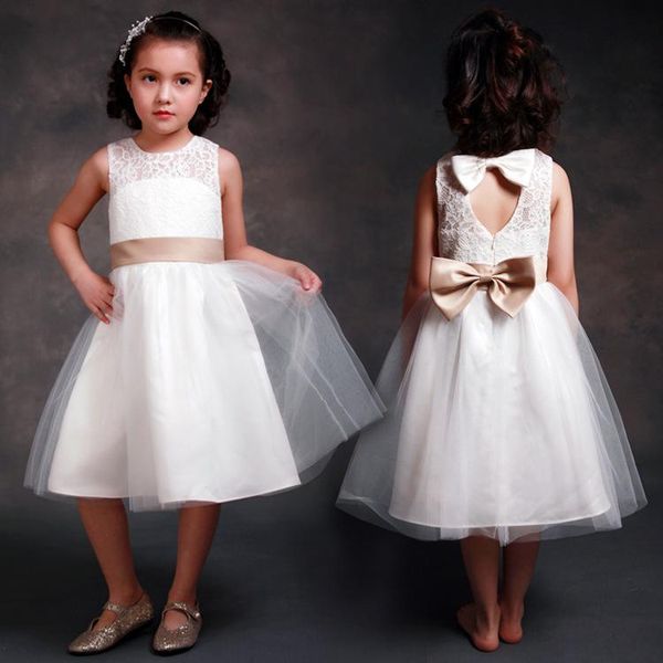 girl's dresses clearance fashion flower girls ivory sleeveless lace with bow party children clothes, Red;yellow
girl's dresses clearance fashion flower girls ivory sleeveless lace with bow party children clothes, Red;yellow