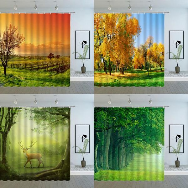 shower curtains natural landscape pattern forest tree plant flower scenery bathroom polyester cloth hanging curtain decoration
shower curtains natural landscape pattern forest tree plant flower scenery bathroom polyester cloth hanging curtain decoration