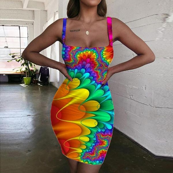 casual dresses giyu colorful women rainbow bodycon dress abstract halter sleeveless graffiti ladies womens clothing party, Black;gray 
casual dresses giyu colorful women rainbow bodycon dress abstract halter sleeveless graffiti ladies womens clothing party, Black;gray