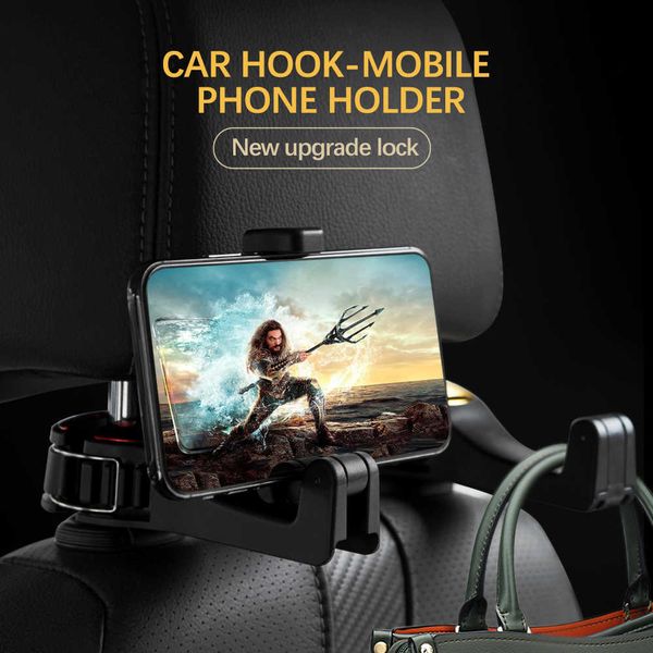 back hook 2 in 1 car headrest hook with phone holder seat back hanger for bag handbag purse grocery cloth foldble clips organiz
back hook 2 in 1 car headrest hook with phone holder seat back hanger for bag handbag purse grocery cloth foldble clips organiz