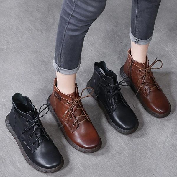 boots peipah women platform wedges short ladies genuine leather shoes woman winter warm ankle female retro rubber botas, Black
boots peipah women platform wedges short ladies genuine leather shoes woman winter warm ankle female retro rubber botas, Black