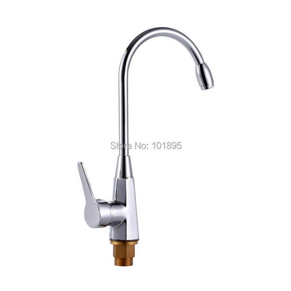 kitchen faucets chrome plated brass material cold & water mixer 
kitchen faucets chrome plated brass material cold & water mixer