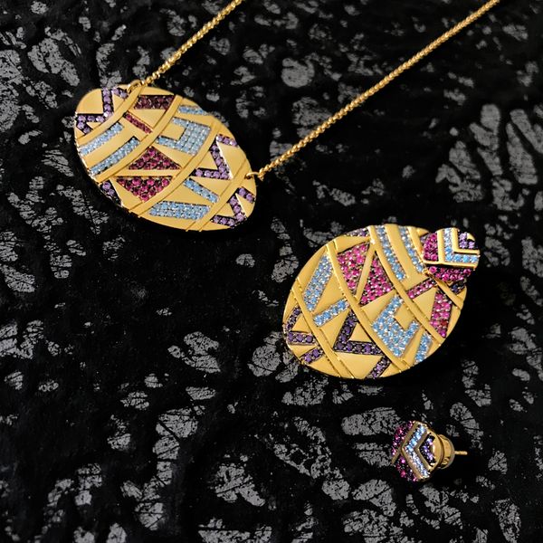 s925 sterling silver colorful exotic style retro oval pendant necklace and earrings personality avant-garde fashion design luxury jewelry mo
s925 sterling silver colorful exotic style retro oval pendant necklace and earrings personality avant-garde fashion design luxury jewelry mo
