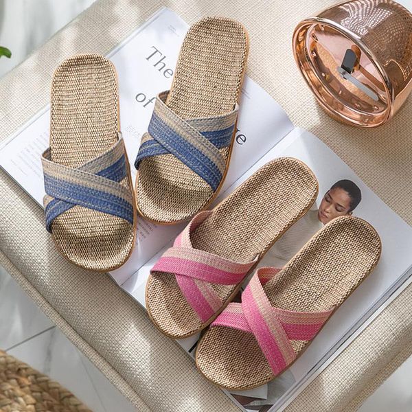 summer women home indoor slippers flip flops flax casual house shoes sandals female anti skid linen belt bedroom slipper slides, Black
summer women home indoor slippers flip flops flax casual house shoes sandals female anti skid linen belt bedroom slipper slides, Black
