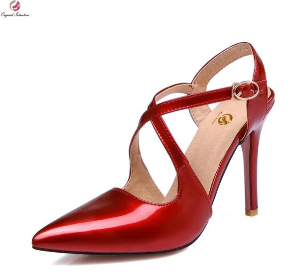original intention elegant women sandals fashion pointed toe thin heels black red nude pink shoes woman plus size 4-15
original intention elegant women sandals fashion pointed toe thin heels black red nude pink shoes woman plus size 4-15