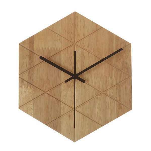 wall clocks modern simple wooden clock, 12 inch hexagonal silent non-ticking quartz decorative battery operated clock
wall clocks modern simple wooden clock, 12 inch hexagonal silent non-ticking quartz decorative battery operated clock