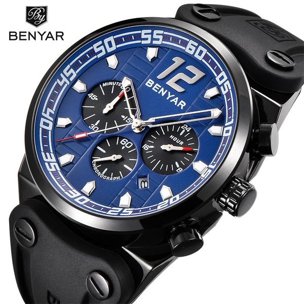 wristwatches benyar man watch fashion diver chronograph sport silicone quartz watches military male clock relogio masculino, Slivery;brown
wristwatches benyar man watch fashion diver chronograph sport silicone quartz watches military male clock relogio masculino, Slivery;brown