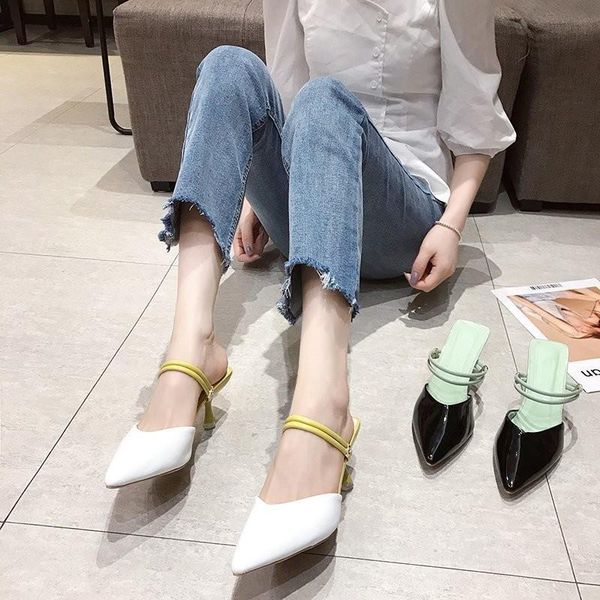 casual stiletto women pumps plaid pointed toe shallow thin footwear spring party ladies green shoes summer high heels slippers, Black
casual stiletto women pumps plaid pointed toe shallow thin footwear spring party ladies green shoes summer high heels slippers, Black