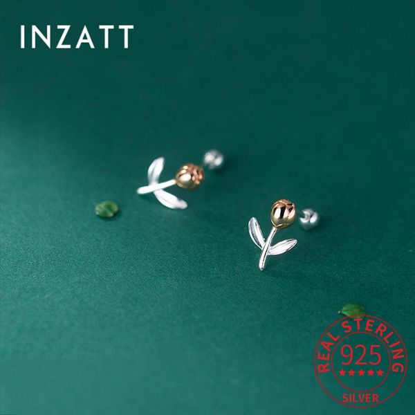 stud inzareal 925 sterling silver rose flower bead plant earrings for women cute fine jewelry accessories drop, Golden;silver
stud inzareal 925 sterling silver rose flower bead plant earrings for women cute fine jewelry accessories drop, Golden;silver