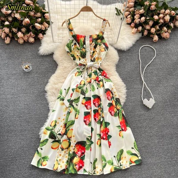 casual dresses smlinan summer print floral bandage dress women button sleeveless spaghetti strap long vintage backless party, Black;gray
casual dresses smlinan summer print floral bandage dress women button sleeveless spaghetti strap long vintage backless party, Black;gray