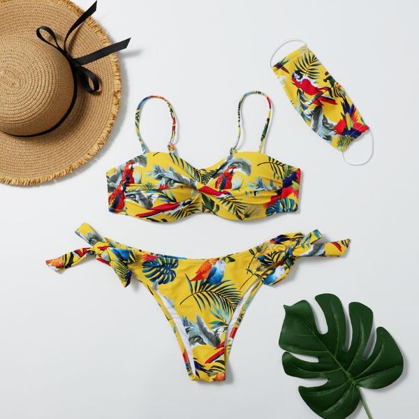 women's swimwear 3pcs women push-up padded swimsuit+mask trikini thong bikini set female bandage biquini beach wear 2021, White;black
women's swimwear 3pcs women push-up padded swimsuit+mask trikini thong bikini set female bandage biquini beach wear 2021, White;black