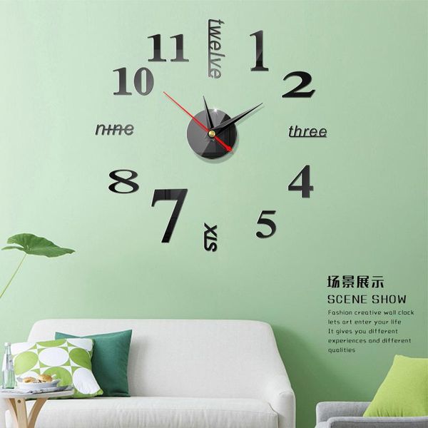 mirror acrylic quartz clocks mute adhesive wall clock sticker removable for bedroom living room
mirror acrylic quartz clocks mute adhesive wall clock sticker removable for bedroom living room