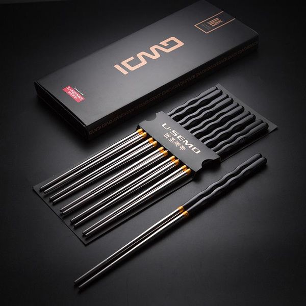 chopsticks stainless steel home korean alloy anti-slip chinese of set high temperature resistance sushi
chopsticks stainless steel home korean alloy anti-slip chinese of set high temperature resistance sushi