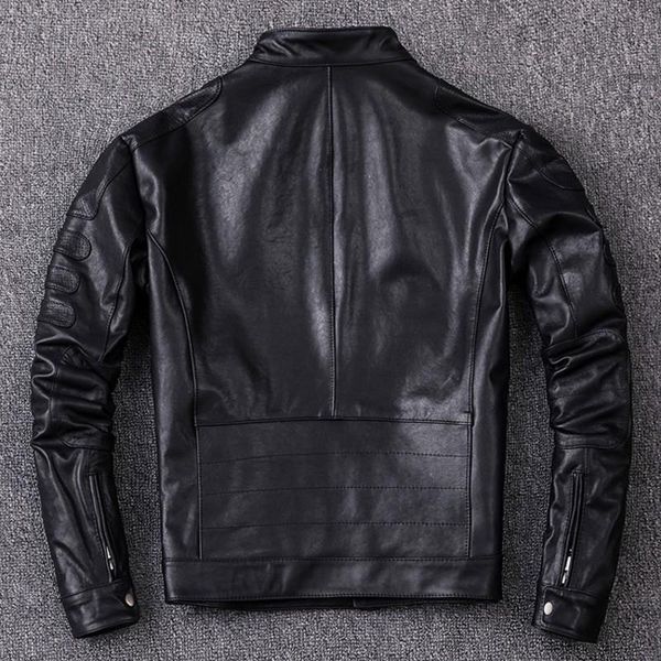 men's leather & faux 2021 mens jackets motorcycles british business casual fashion vintage real sheepskin jacket men, Black
men's leather & faux 2021 mens jackets motorcycles british business casual fashion vintage real sheepskin jacket men, Black