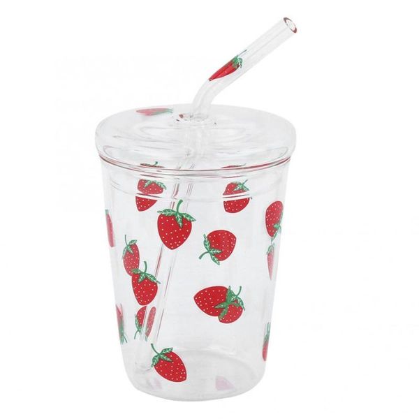 wine glasses whiskey glass heat-resisting clear strawberry pattern coffee juice drinking water cup with straw lid transparent
wine glasses whiskey glass heat-resisting clear strawberry pattern coffee juice drinking water cup with straw lid transparent
