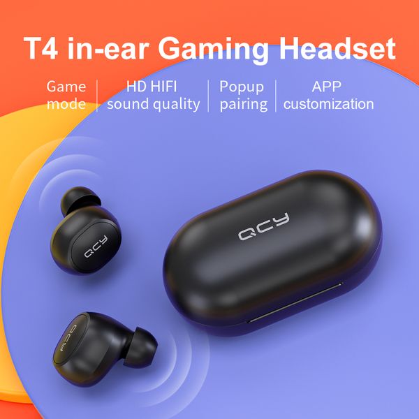 qcy t4 mini v5.0 bluetooth earphones true wireless headphones 3d stereo sound earbuds dual microphone charging box
qcy t4 mini v5.0 bluetooth earphones true wireless headphones 3d stereo sound earbuds dual microphone charging box